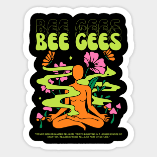 Bee Gees // Yoga Sticker